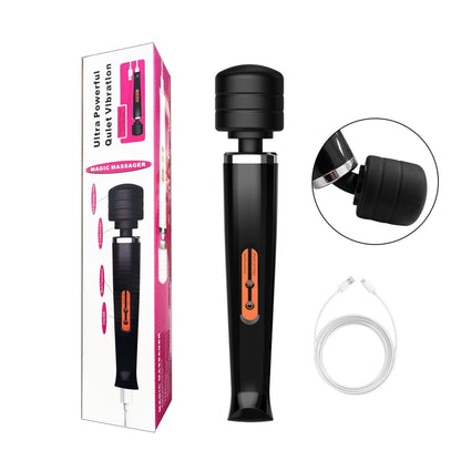 Magic Wand Massagegerät – 10 Stufen Vibrationsmassage für den ganzen Körper